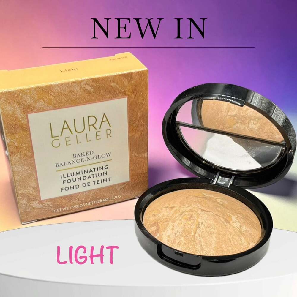 Laura Geller Baked Balance-N-Glow Illuminating Foundation Light 0.28 oz